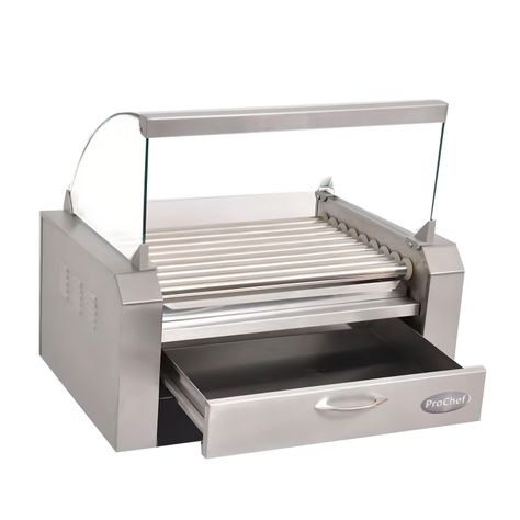 Roller Hot Dogs 9 Rodillos con Mantenedor de Pan-2