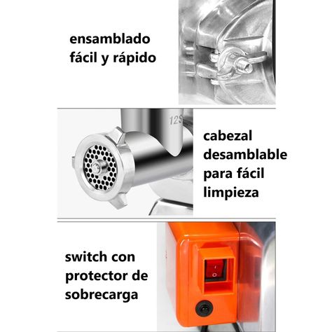 Moledora de Carne para Semi Congelados 220 Kg/Hora-7