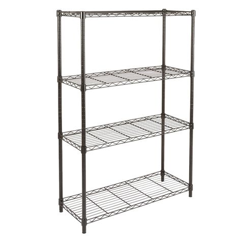Estante 90x35x150 cm. Acero Pintado 4 bandejas Capacidad 480 kg.-1