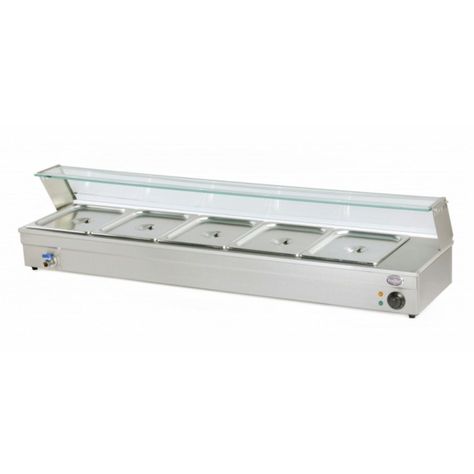 Vitrina de Calor Baño María Sobremesa 5 x GN 1/2-0