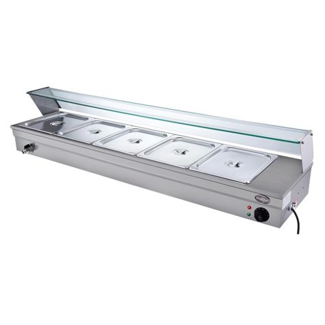 Vitrina de Calor Baño María Sobremesa 5 x GN 1/2-6