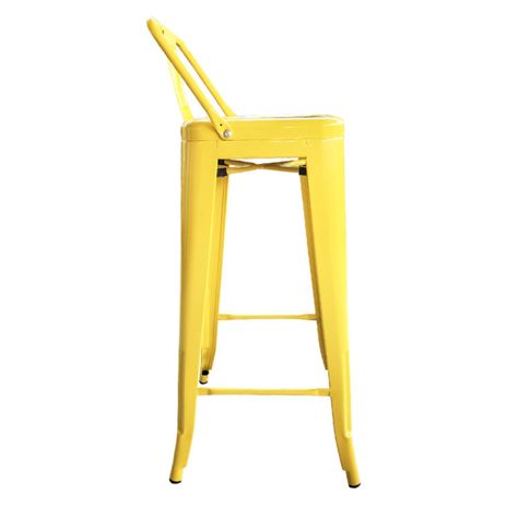 Pack 4 Unidades Silla Alta Tolix Amarillo-6
