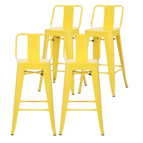 Pack 4 Unidades Silla Alta Tolix Amarillo-1