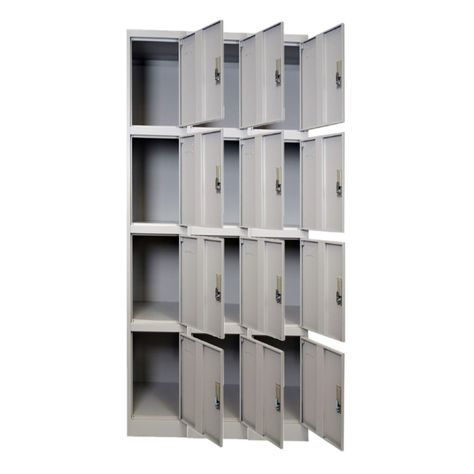Locker Casillero metálico 3 Cuerpos 12 Puertas-1