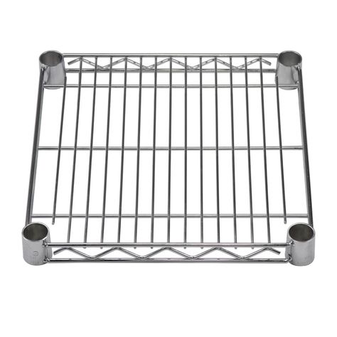 Mesa de apoyo 35x35x70 cm Acero Cromado Cubierta MDF-5