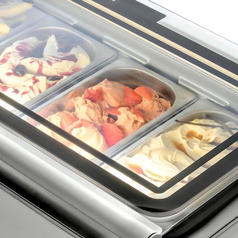 Pack 6 Depósitos Gastro GN 1/4 x 100 mm Acero Inox-3