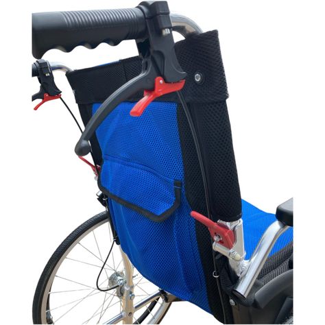 Silla de Ruedas Aluminio Ultra Liviano Aro 20-Azul-6
