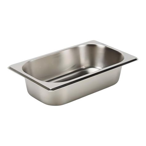 Pack 6 Depósitos Gastro GN 1/4 x 65 mm Acero Inox-1