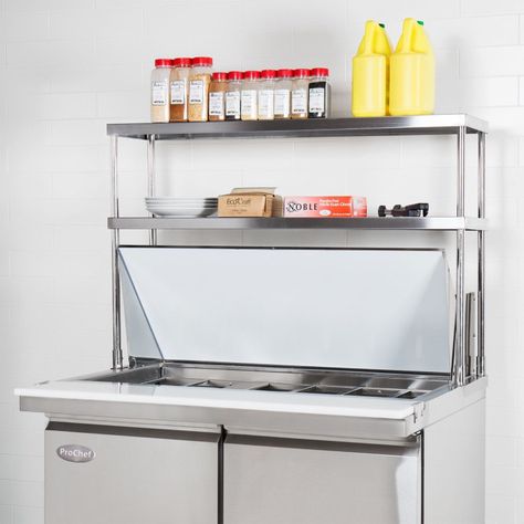 Plateo o Pasa Platos 90x35 Cm ProChef Acero Inoxidable-3