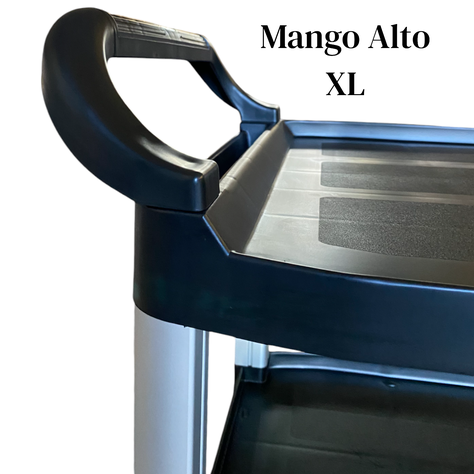 Carro Servicio  Grande XL 103x50x96  Negro-6