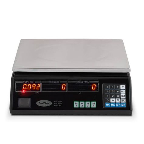 Pesa Digital ProChef 40 Kg. x 2 Gr. Eléctrica y Batería-1