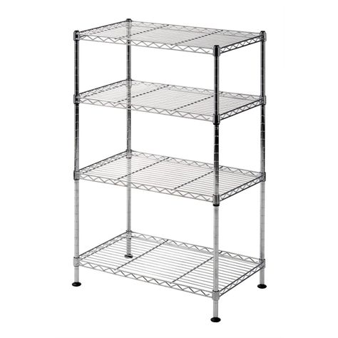 Estante 50x30x80 cm. Acero Cromado. Capacidad 160 kg.-0