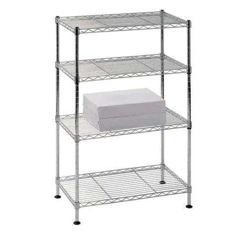 Estante 50x30x80 cm. Acero Cromado. Capacidad 160 kg.-3