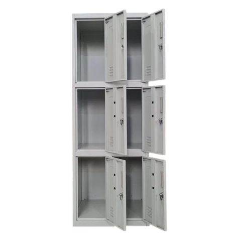 Locker Casillero metálico 2 Cuerpos 6 Puertas-1