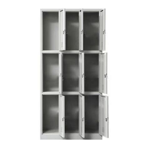Locker Casillero metálico 3 Cuerpos 9 Puertas-1