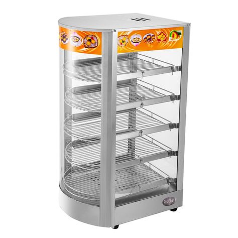 Vitrina de Calor 35 cm. Acero Inox. 30 a 80°C ET-LD-1P-W-0