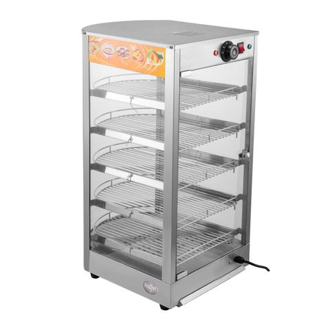 Vitrina de Calor 35 cm. Acero Inox. 30 a 80°C ET-LD-1P-W-2