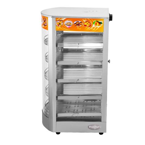 Vitrina de Calor 35 cm. Acero Inox. 30 a 80°C ET-LD-1P-W-8