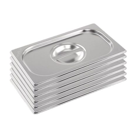 Pack 6 Tapas Gastronómicas para GN 1/4 Acero Inox-0