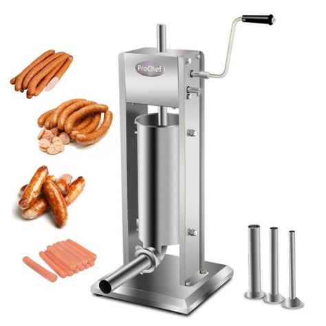 Embutidora Manual Vertical 5 Litros ProChef-4