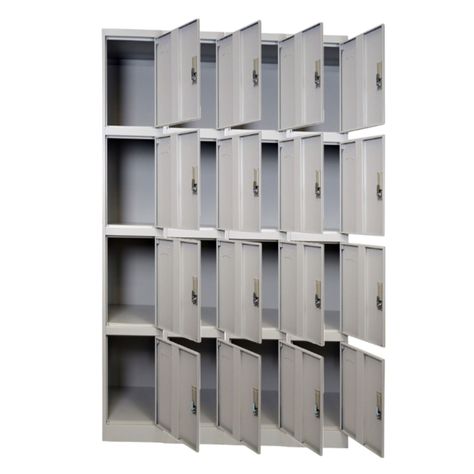 Locker Casillero Metálico 4 cuerpos 16 puertas-1