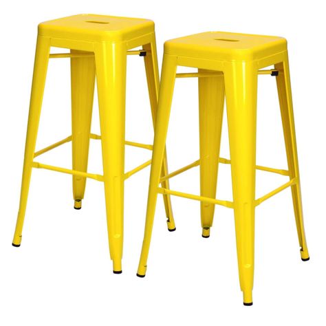 Pack 2 Unidades Piso Alto Tolix Amarillo-0