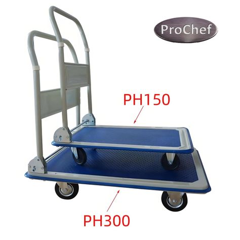 Carro Transportador Plegable de Acero 91x61 cm. 300 kg.-2