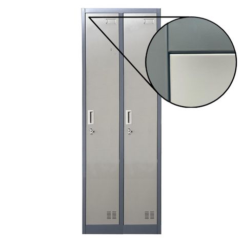 Locker Casillero metálico 2 Cuerpos 2 Puertas-4