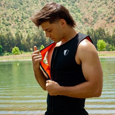 Chaleco de Impacto 2025 Black-Orange Men's XXL-1