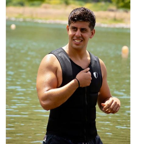 Chaleco de Impacto 2025 Black-Orange Men's XXL-2