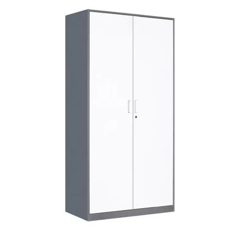 Armario Acero 90x40x185 cm. 2 Cuerpos 2 Puertas Band Horiz.-1