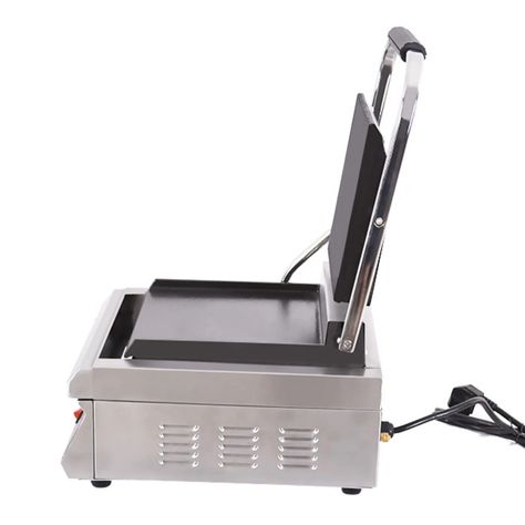 Plancha Sandwichera Panini Grill Lisa Acero Inox.-1