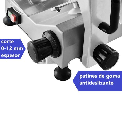 Fiambrera 250 mm Cortadora Cecinas Semi Automatica-3