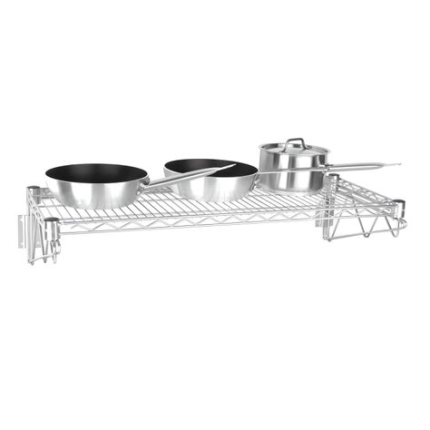 Repisa 1 bandeja 60x35 cm. Acero Cromado. Capacidad 60 kg.-3