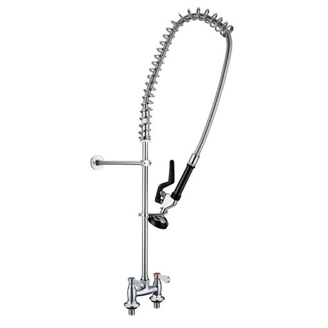 Llave Pre Lavado Pre Wash Acero Inox. Alta Presión-0
