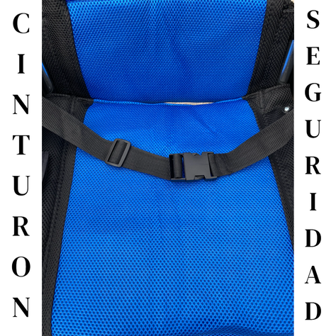 Silla de Ruedas Aluminio Ultra Liviano Aro 16-Azul-5