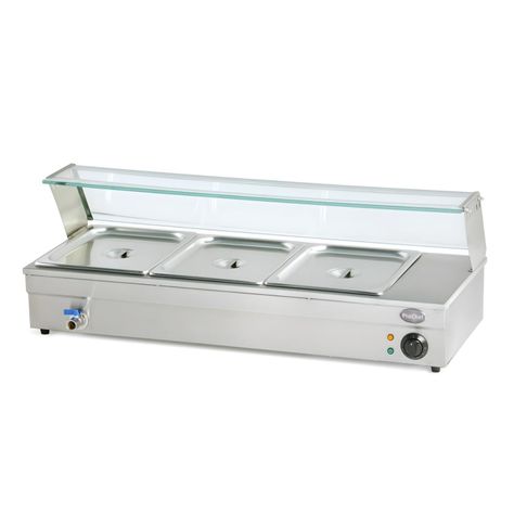 Vitrina de Calor Baño María Sobremesa 3 x GN 1/2-8