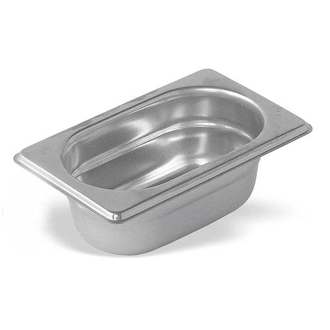 Pack 6 Depósitos Gastro GN 1/9 x 65 mm Acero Inox-1