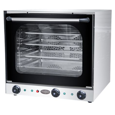 Horno Convector Eléctrico 4 bandejas Vapor y Grill-2