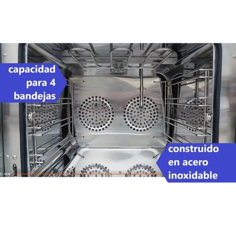 Horno Convector Eléctrico 4 bandejas Vapor y Grill-3