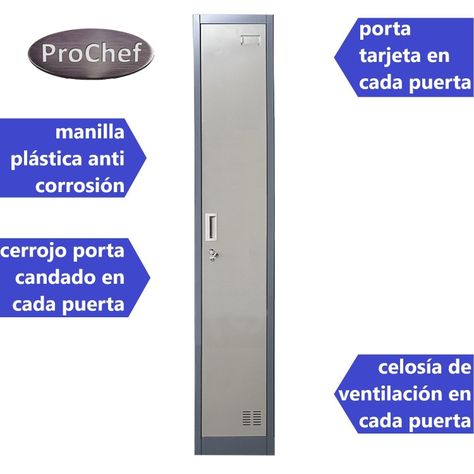 Locker Casillero metálico 1 Cuerpo 1 Puerta-2