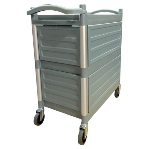 Carro Servicio Cerrado 83 x41x85 Gris-2