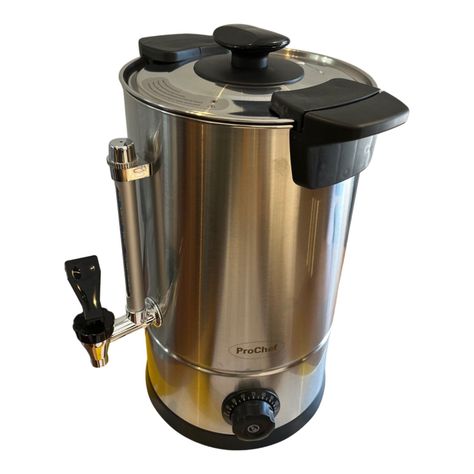 Hervidor Industrial 10 Litros Doble Capa Acero Inoxidable-1
