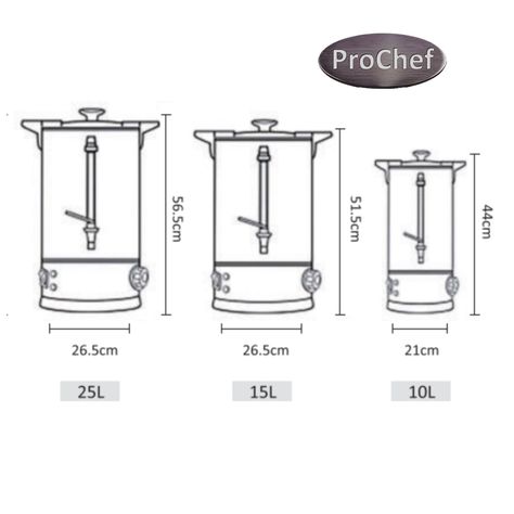 Hervidor Industrial 10 Litros Doble Capa Acero Inoxidable-7