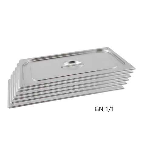 Pack 6 Tapas Gastronómicas para GN 1/1 Acero Inox-2