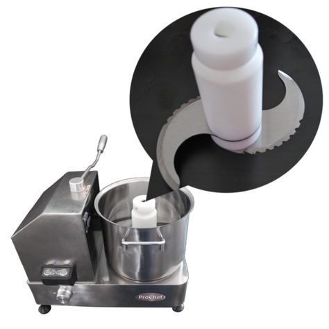 Procesador de alimentos ProChef 6 Litros HR-6. Acero Inox.-8