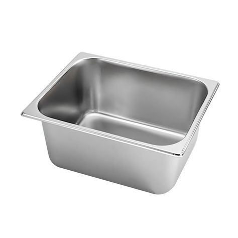 Pack 6 Depósitos Gastro GN 1/2 x 150 mm Acero Inox-1