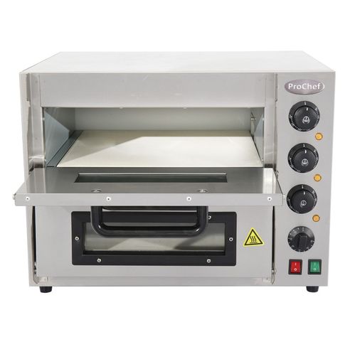 Horno Pizza Pizzero Eléctrico 2 Cámaras 40x40 cm-1