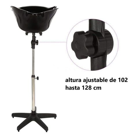 Lavapelo Portátil de Pedestal con Depósito de Agua-6