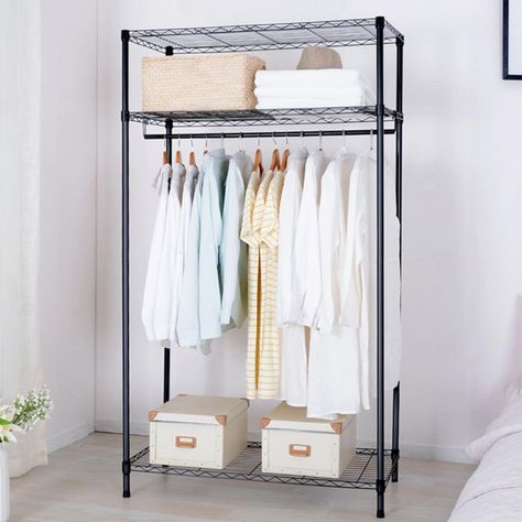 Closet abierto 90x45x180 cm Acero Pintado Cubierta PVC-4